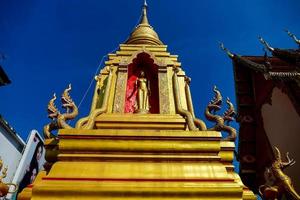 Ancient Buddhist temple in Asia photo