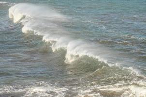 Huge sea waves photo