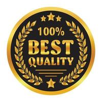 Golden Best Quality label. Suitable for business purpose, promotion, etc vector