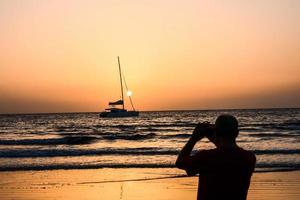 Ship on the coast photo