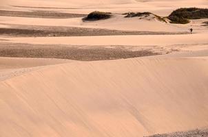 dunas en el arena foto