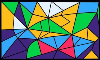 Creative geometric colorful background with patterns. vector