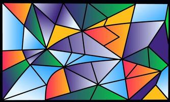 Creative geometric colorful background with patterns. vector