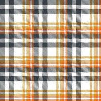 tartan pattern design textile is a patterned cloth consisting of criss crossed, horizontal and vertical bands in multiple colours. Tartans are regarded as a cultural icon of Scotland. vector
