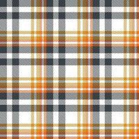 tartan pattern design textile is a patterned cloth consisting of criss crossed, horizontal and vertical bands in multiple colours. Tartans are regarded as a cultural icon of Scotland. vector