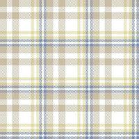 La textura del diseño del patrón de tartán se teje en una sarga simple, dos sobre dos debajo de la urdimbre, avanzando un hilo en cada pasada. vector