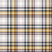 tartan pattern design texture is made with alternating bands of coloured  pre dyed  threads woven as both warp and weft at right angles to each other. vector