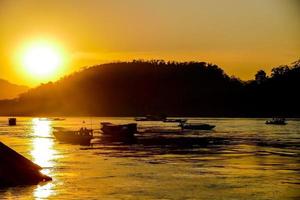 Rural landscape in Asia photo