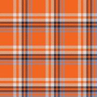 abstract tartan pattern seamless textile is made with alternating bands of coloured  pre dyed  threads woven as both warp and weft at right angles to each other. vector