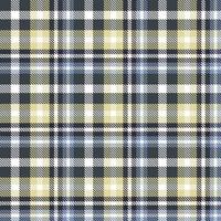 El fondo de diseño de tela con patrón de tartán está tejido en una sarga simple, dos sobre dos debajo de la urdimbre, avanzando un hilo en cada pasada. vector