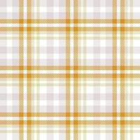 tartan pattern fabric design background is made with alternating bands of coloured  pre dyed  threads woven as both warp and weft at right angles to each other. vector