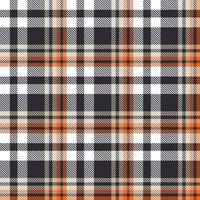 buffalo plaid pattern fabric design texture is made with alternating bands of coloured  pre dyed  threads woven as both warp and weft at right angles to each other. vector