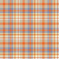 buffalo plaid pattern fabric design background is made with alternating bands of coloured  pre dyed  threads woven as both warp and weft at right angles to each other. vector