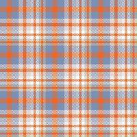 abstract tartan pattern seamless textile is made with alternating bands of coloured  pre dyed  threads woven as both warp and weft at right angles to each other. vector