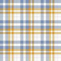 plaid pattern design texture is woven in a simple twill, two over two under the warp, advancing one thread at each pass. vector