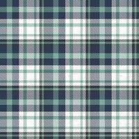 plaid pattern fabric design texture is made with alternating bands of coloured  pre dyed  threads woven as both warp and weft at right angles to each other. vector