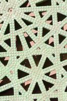 Geometric lattice pattern photo