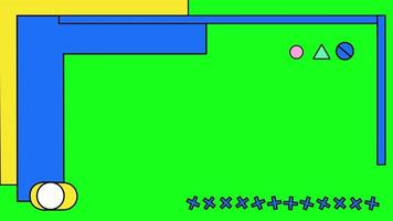 juego de azar cubrir verde pantalla bucle vídeo video