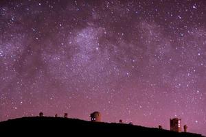 hermosa noche cielo paisaje foto