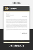 Business Professional and modern corporate letterhead template vector
