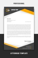 Business Professional and modern corporate letterhead template vector