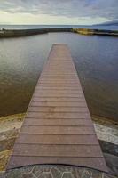 Pier over the lake photo