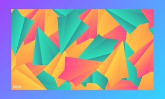 Abstract Triangle Background. Free Vector illustration.