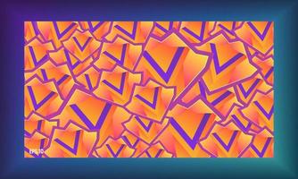 Abstract Triangle Background. Free Vector illustration.