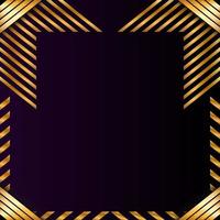 Golden frame luxury background. Modern design Vector illustration.