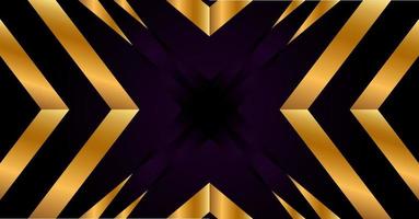 Golden luxury background  on dark overlap violet colors. Modern design Vector illustration.