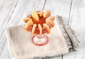 Shrimp Cocktail glass photo