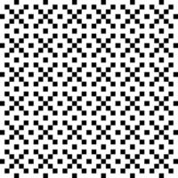 Seamless geometric pattern with black and white squares. Vector illustration.