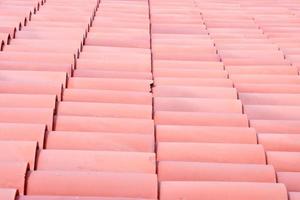 Red roof tiles photo