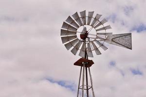 Old wind turbine photo