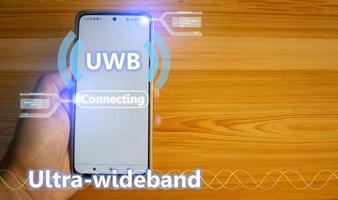 Ultra-wideband UWB is a short-range radio communication technology on bandwidths of 500MHz or greater and at very high frequencies. Overall, it works similarly to Bluetooth and Wi-Fi photo