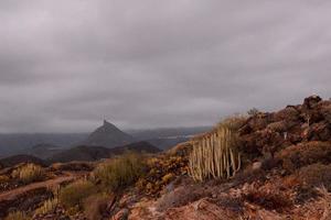 Scenic mountain landscape photo