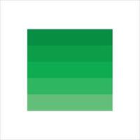 Green Gradation good for pallete colour vector
