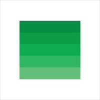 Green Gradation good for pallete colour vector