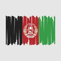 Afghanistan Flag Brush vector