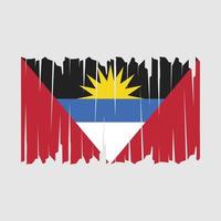 Antigua Flag Brush vector