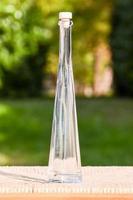 Clear glass bottle photo