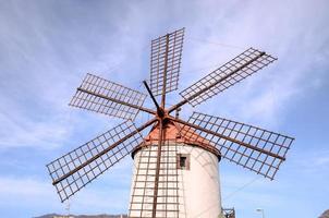 Old wind propeller photo