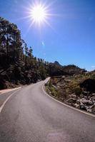 Scenic road view photo