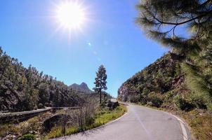 Scenic road view photo