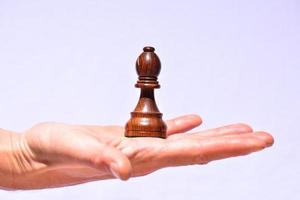 primer plano del juego de ajedrez foto