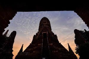 Ancient Buddhist temple in Asia photo