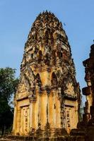 Ancient Buddhist temple in Asia photo