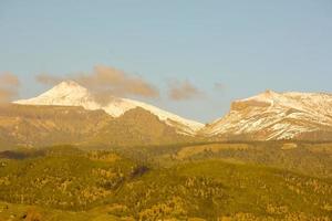 Scenic mountain landscape photo