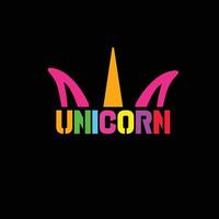 unicornio vector camiseta diseño. Pascua de Resurrección camiseta diseño. lata ser usado para impresión tazas, pegatina diseños, saludo tarjetas, carteles, bolsas, y camisetas