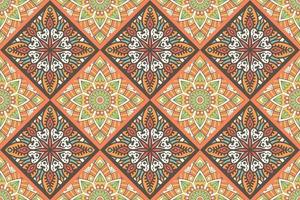 Seamless ethnic pattern with mandala style. Vector illustration for wallpaper, background, fabric, wrapping, wedding, etc